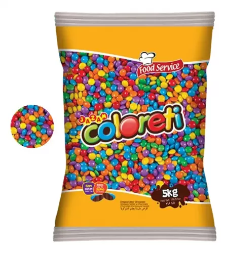 Confete de Chocolate COLORETI 5kg – Jazam