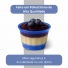 POTE PLÁSTICO AZUL SEM TAMPA PARA ALIMENTOS E CONFEITARIA - KOPUS